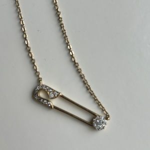 Safety Pin Necklace